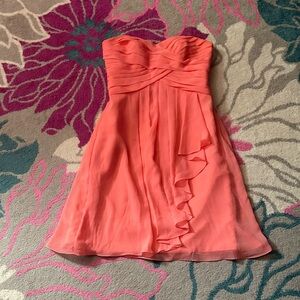 David’s Bridal Strapless Dress